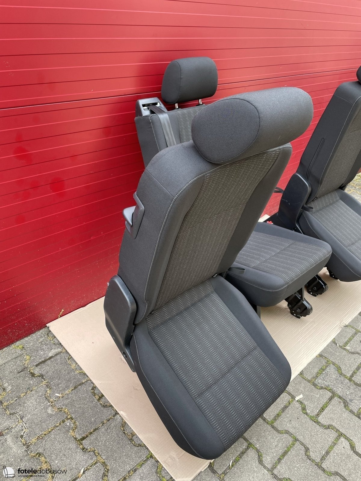 Bench rear triple seat VW T6 Transporter PANDU t5 3x single
