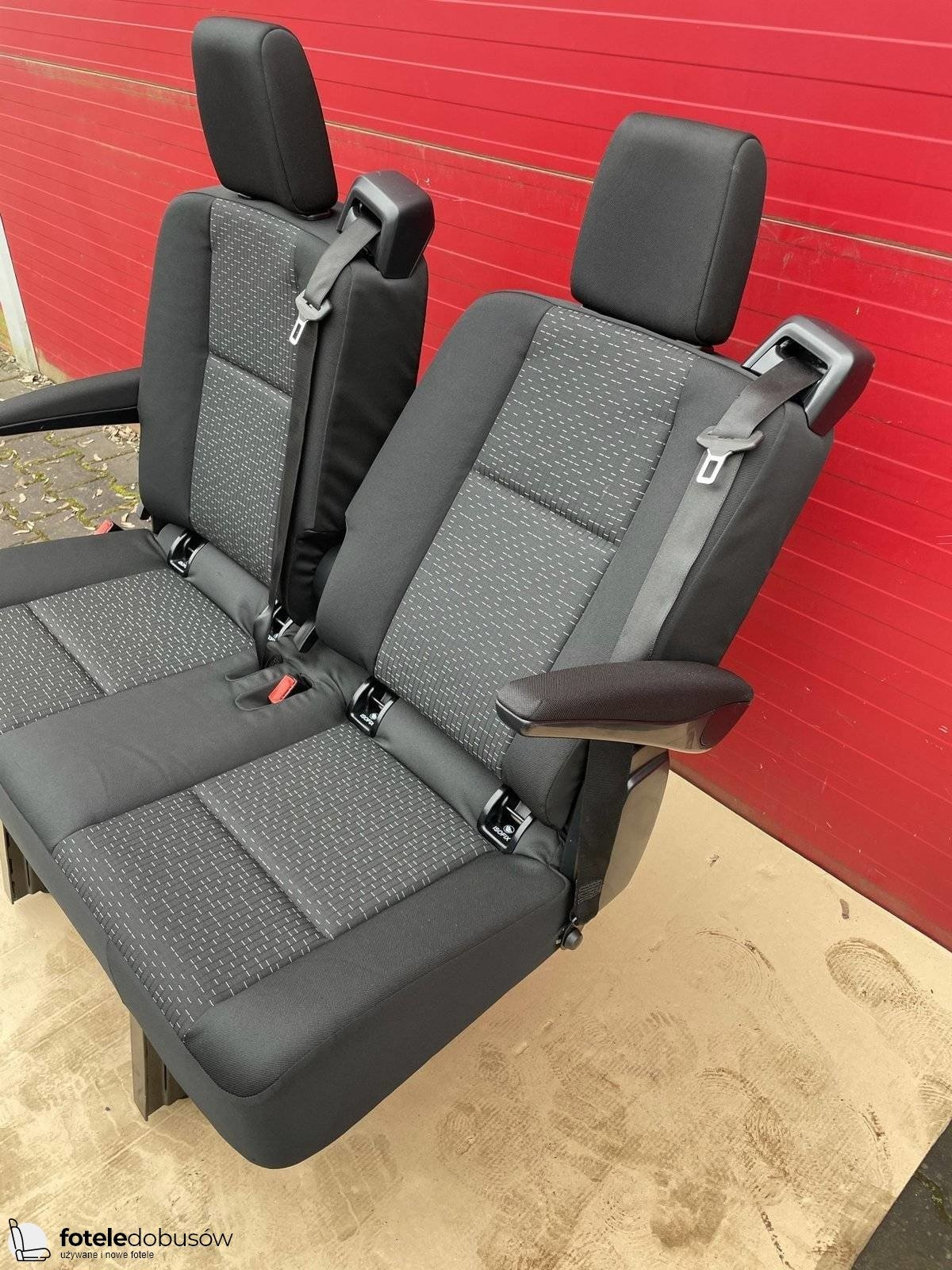Seat Mercedes Sprinter W907 rear double bench Caluma isofix with armrests