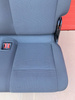 Seat two, rear, third row, VW Caddy 2K