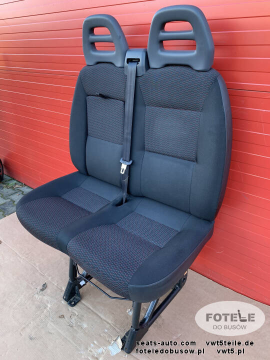 Seat Fiat Ducato Boxer Jumper Relay double front bench cupholder passenger RHD