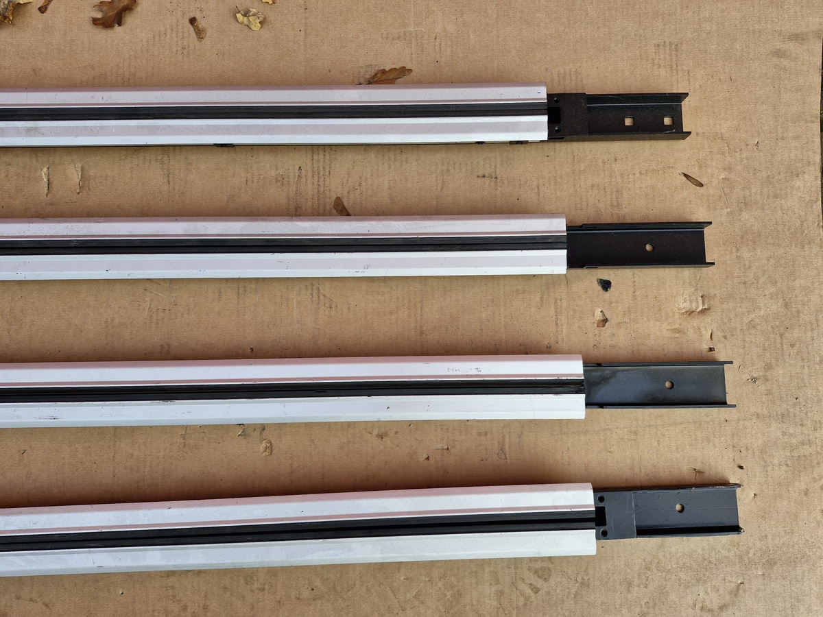 Rear rails for seats single Volkswagen VW T5 Multivan Caravelle SWB set