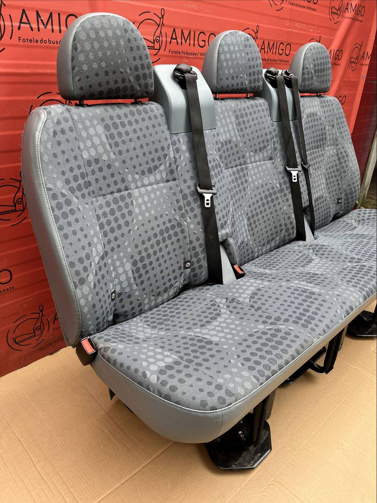 Seat Ford Transit MK7 bench triple rear three-seats isofix