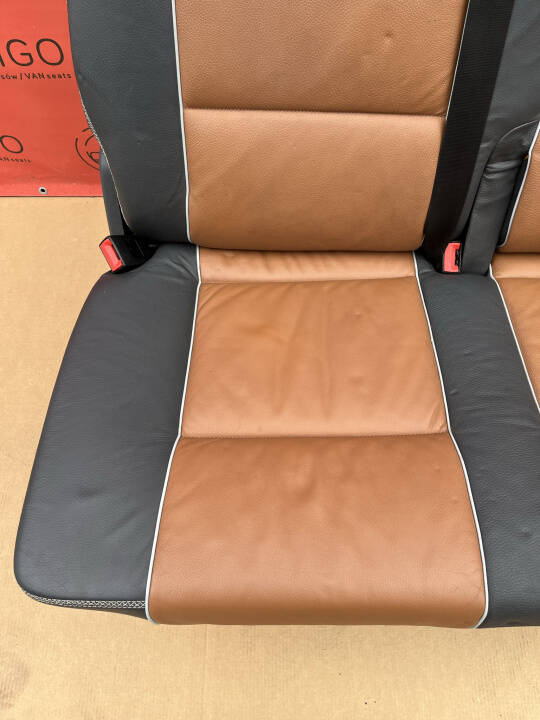 Bench rear triple seat VW T5.1 PanAmericana leather Multivan Caravelle t6