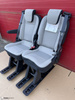 Seat Ford Transit Custom bench rear seat double 2x single Capitol Palazzo Grey