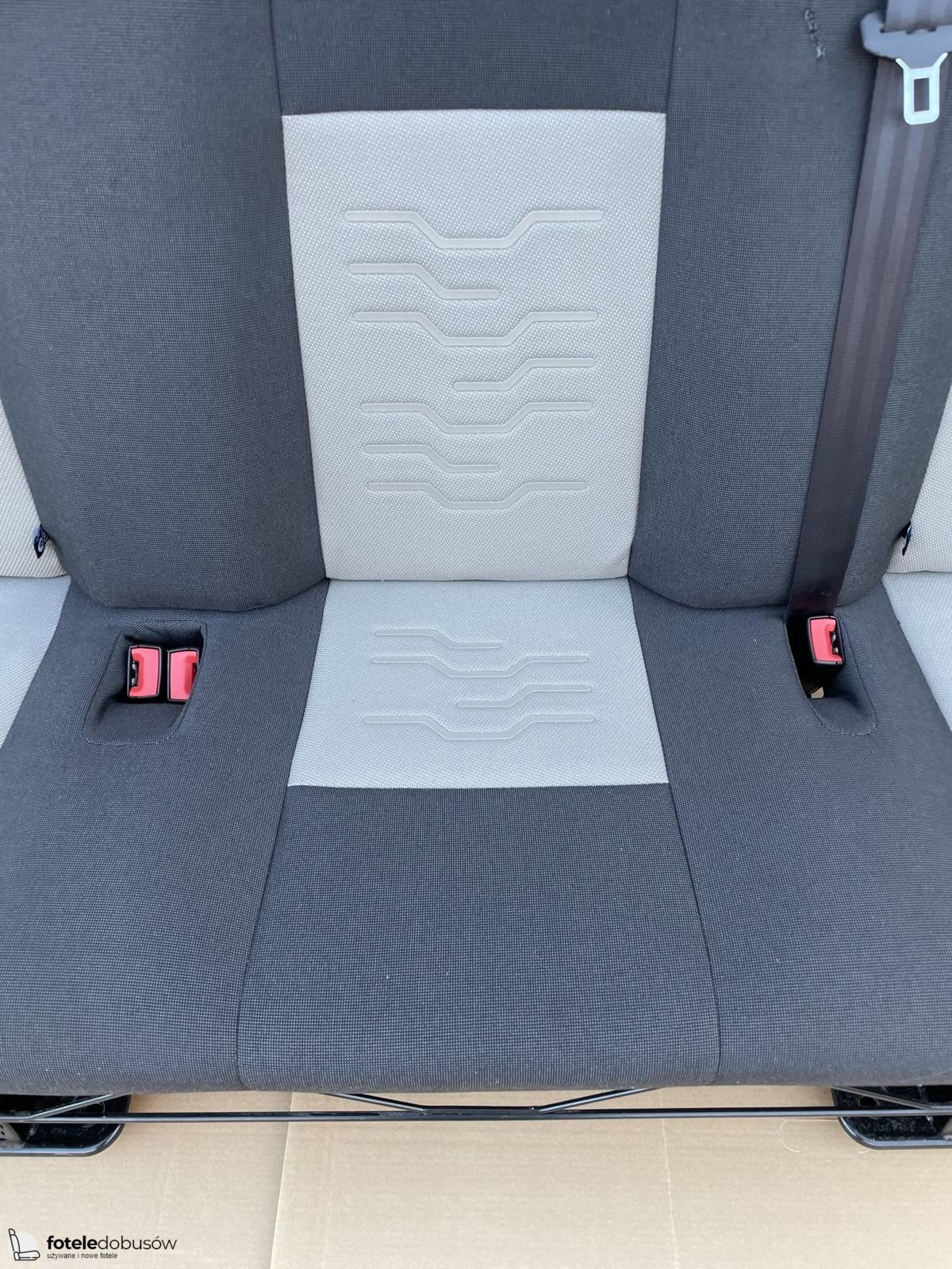 Seat Ford Transit Custom Ecko bench triple rear Crew Cab belts