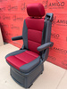 Seat single VW T5 Multivan Caravelle Anthracite Duo Red rear t6 non swivel
