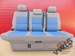 Bench rear triple seat VW T5 Blue LLL Multivan Caravelle