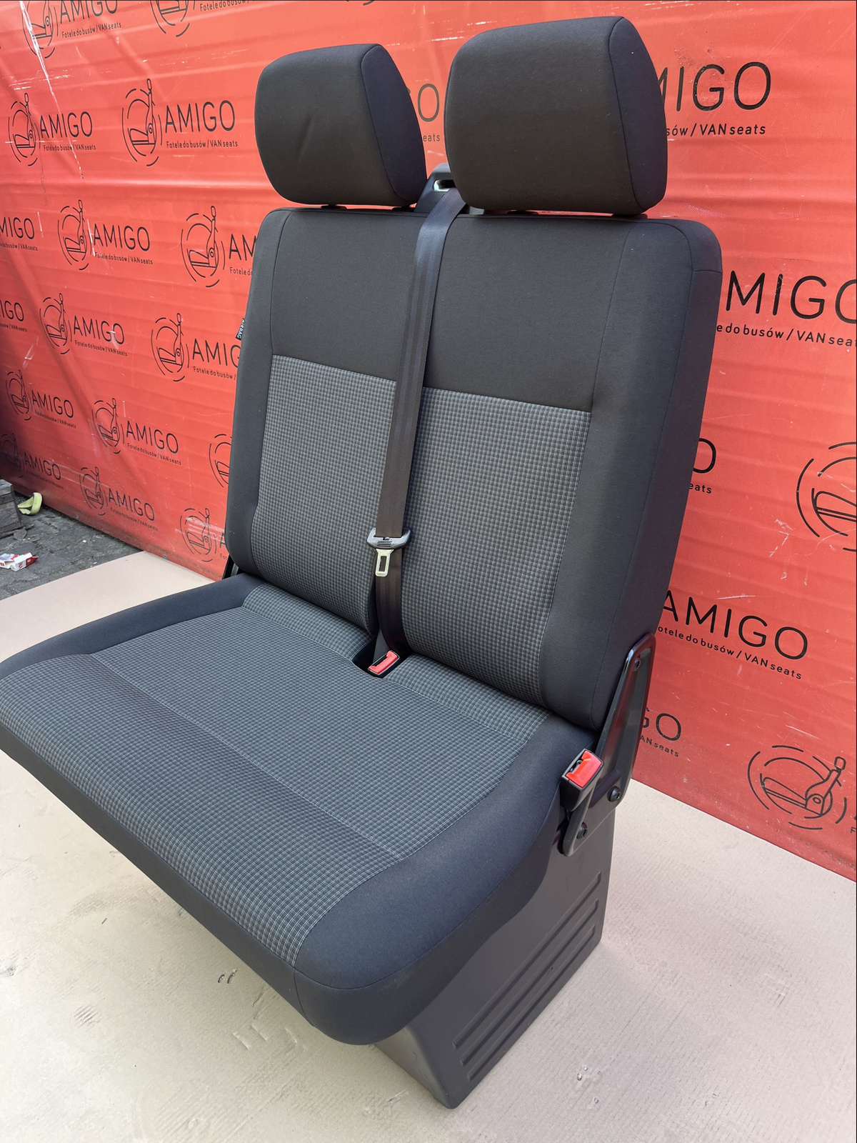 Seat VW T6.1 T6 T5 double front passenger bench Double Grid LHD airbag