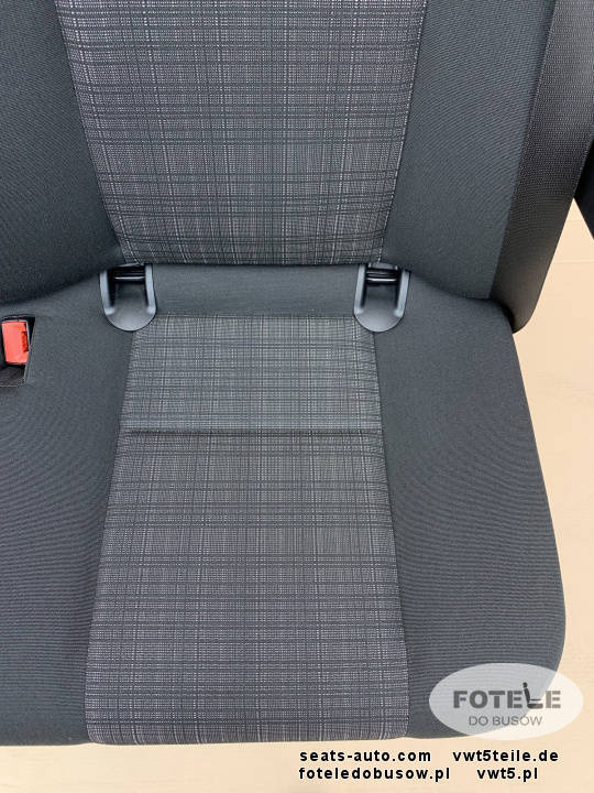 Seat Mercedes Sprinter W906 rear double bench seat with armrests isofix TUNJA