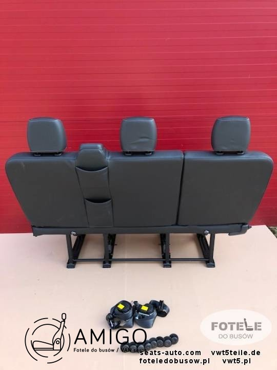 Seat triple bench Renault Trafic Opel Vauxhall Vivaro NV300 Talento belts set
