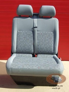 Seat VW T5 double bench passenger seat OX LHD front