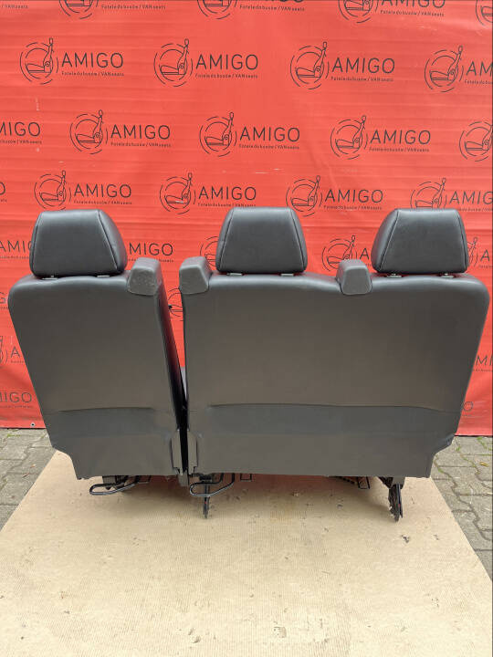 Rear Seats 2+1 bench single seat MERCEDES W639 Vito Tourer Viano leatherette RHD