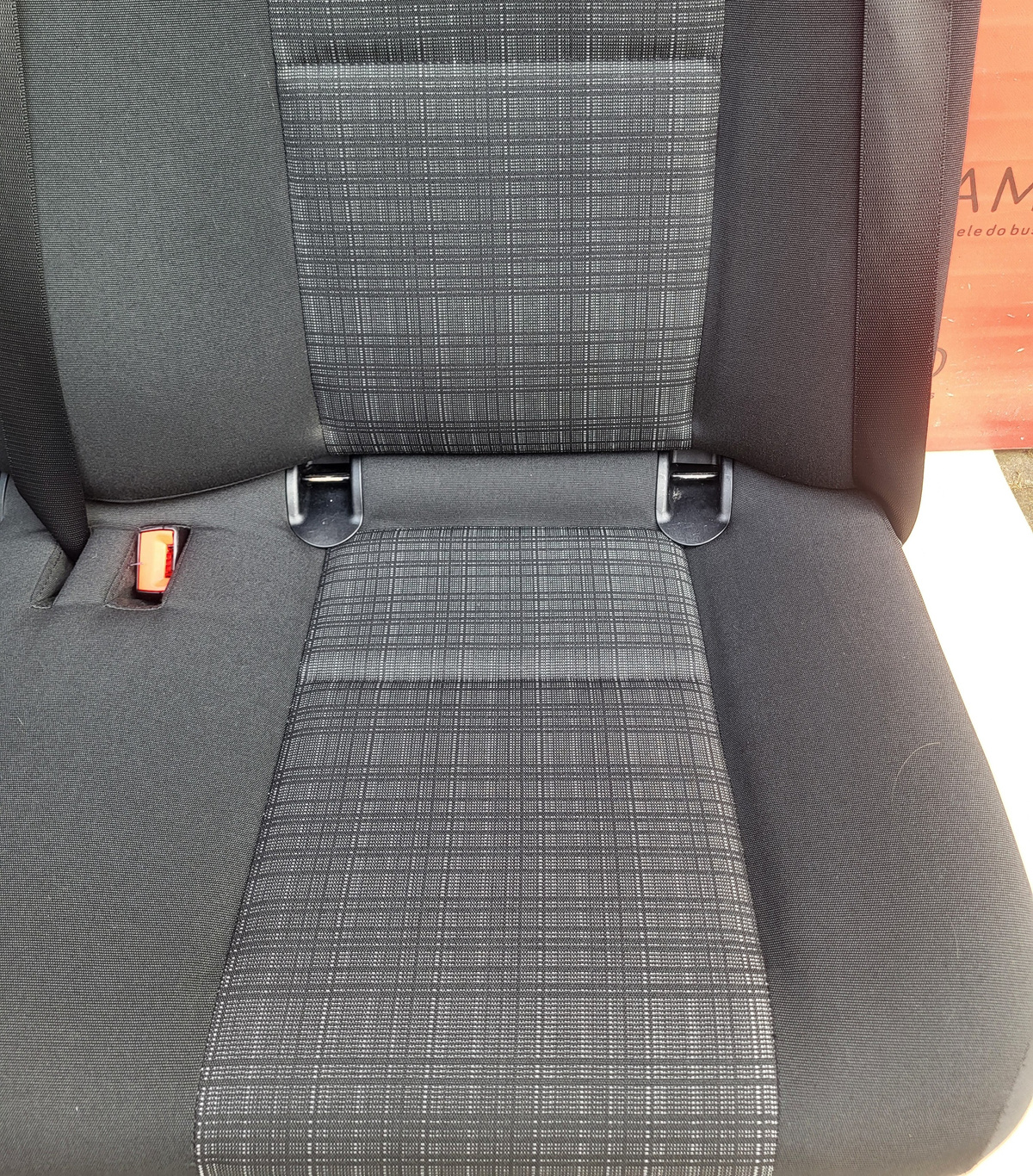 Seat Mercedes Sprinter W906 rear double bench seat with armrests isofix TUNJA