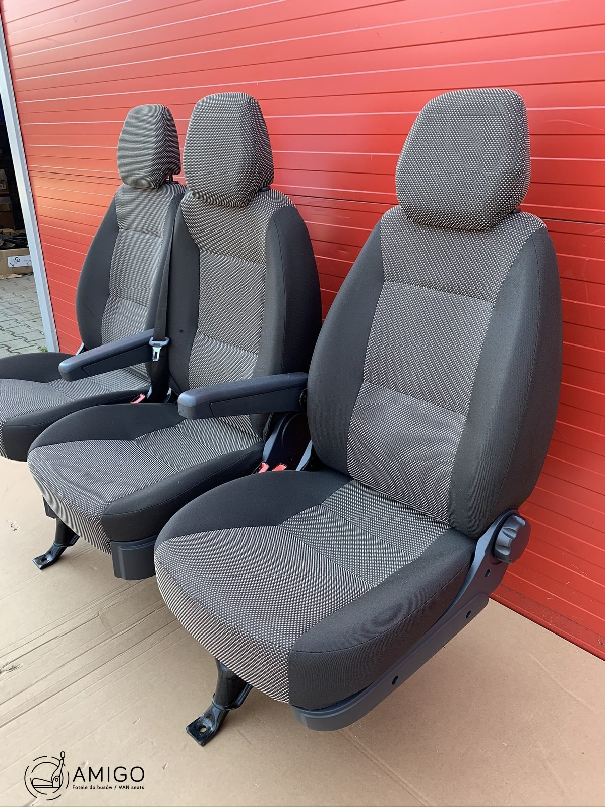 Seat Fiat Ducato Boxer Jumper Citroën Relay bench triple rear armrests
