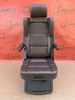 Seat VW T5.1 T5 Multivan Caravelle dattel brown leather swivel rear for child t6