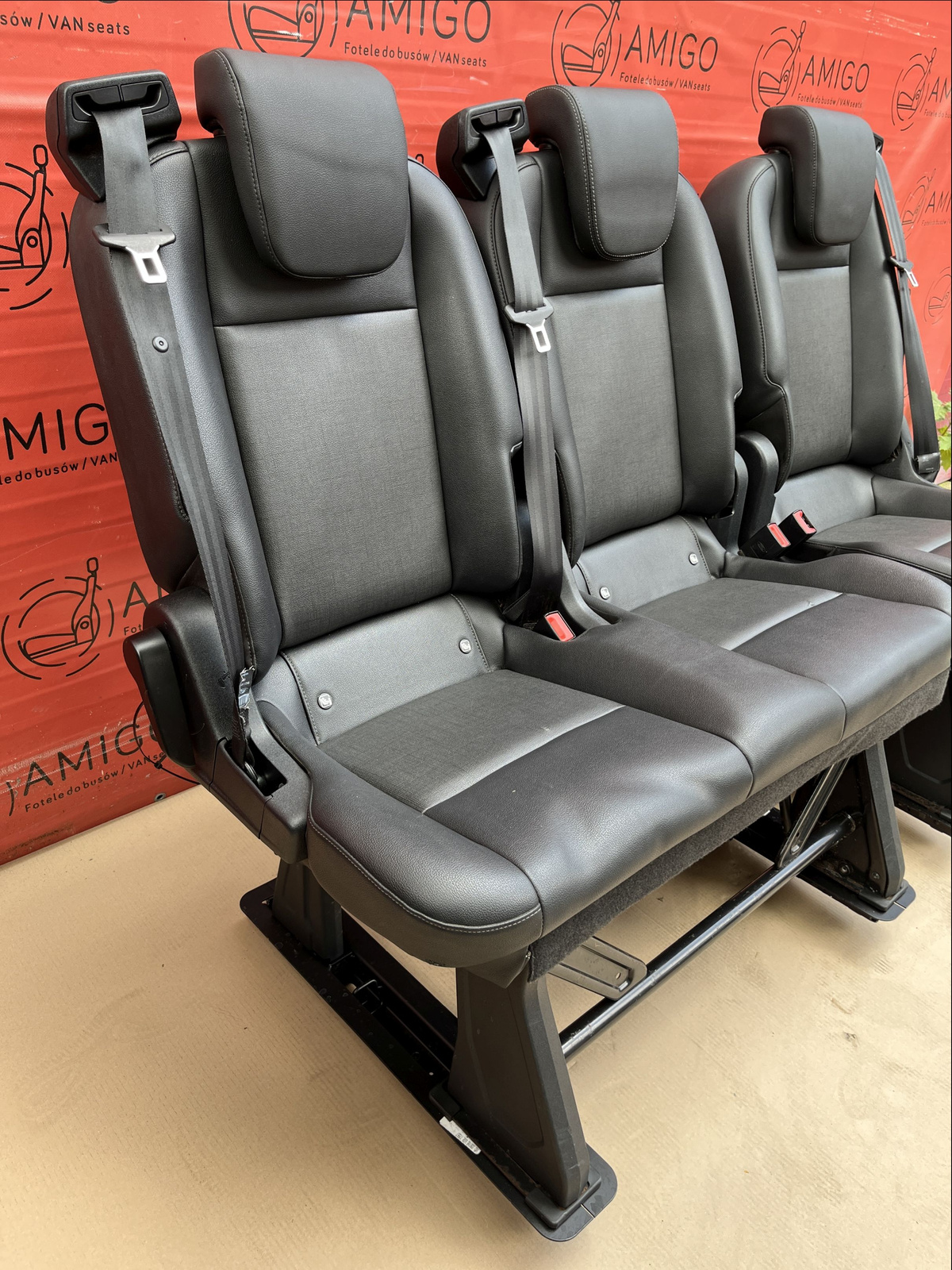 Seat 2+1 Ford Transit Custom 2013-2023 bench rear seats double single RHD
