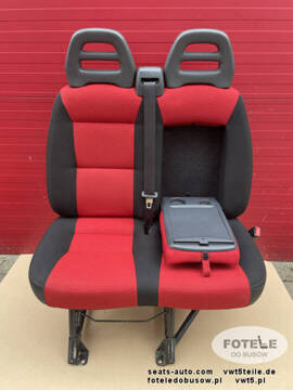 Seat Fiat Ducato Boxer Jumper Relay double front bench cupholder passenger LHD