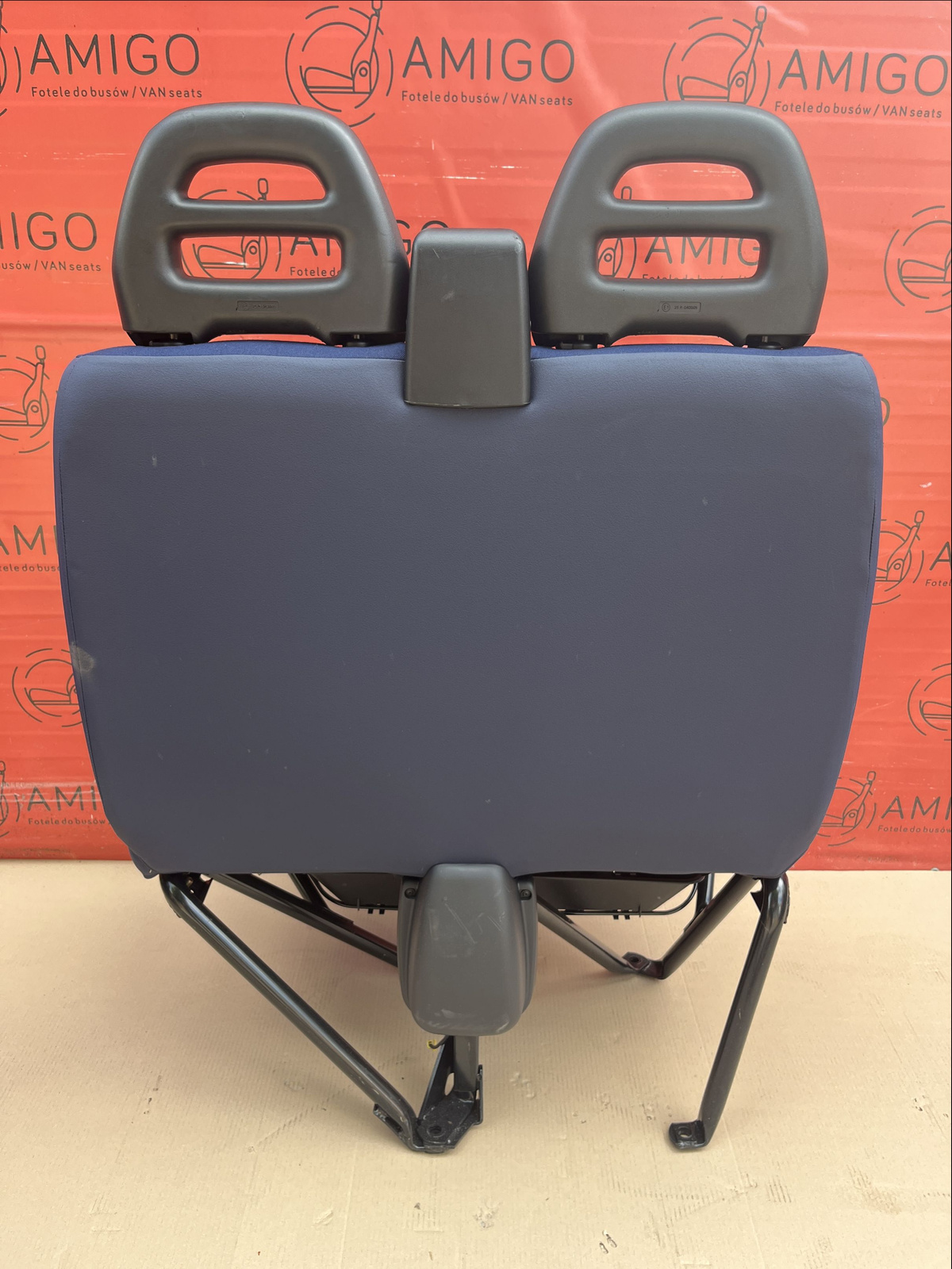 Seat Fiat Ducato Boxer Jumper Relay double front bench cupholder passenger LHD