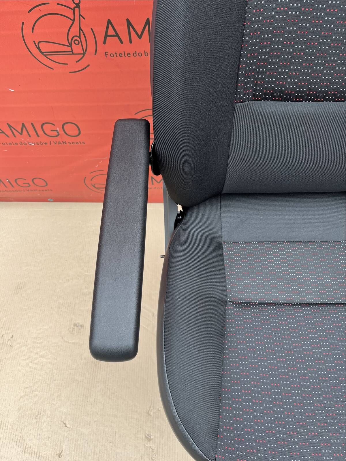 Seat Fiat Ducato Boxer Jumper Relay Genuine UK passenger seat armrest