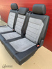 Bench rear triple seat VW T6.1 leather Artvelour Palladium alcantara Multivan Caravelle t5