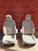 Seat Mercedes V class W447 driver passenger beige leather adjustments armrest