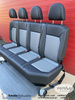 Seat VW Crafter II MAN TGE 2016-2023 quadruple rear four-seats bench belts
