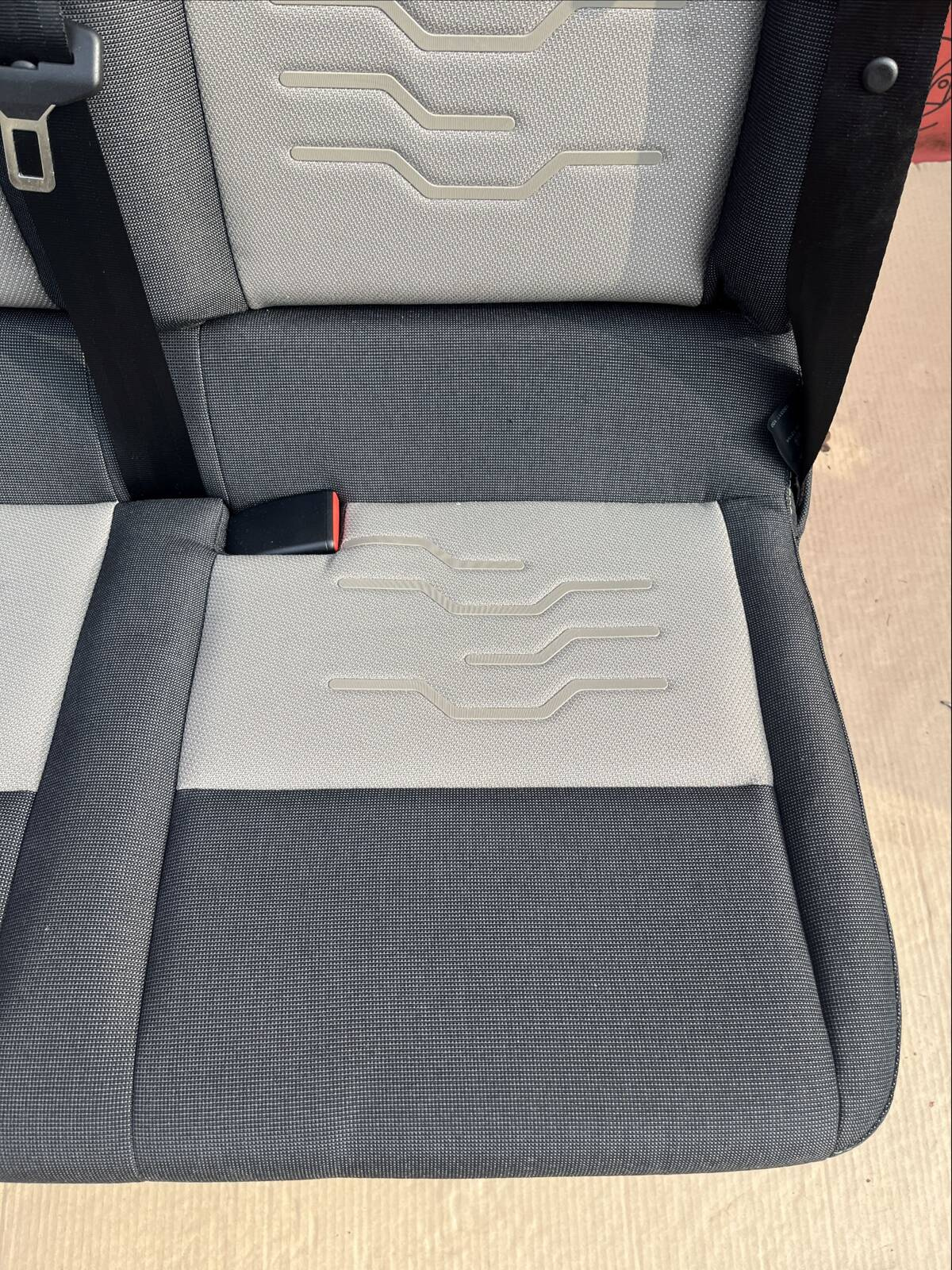 Seat Ford Transit Custom ECKO bench triple rear Shuttle 4th row
