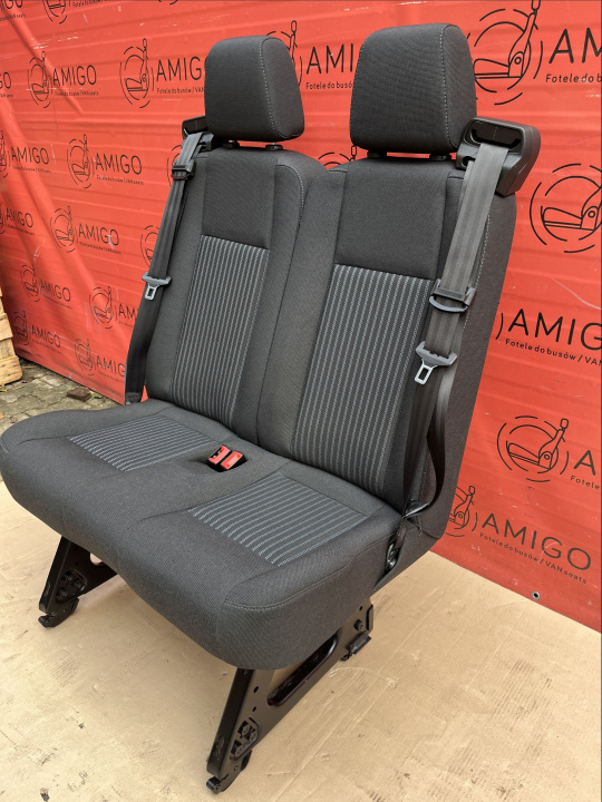Ford Transit MK8 2-seater bench seat Passenger compartment seat Lane 80cm with brackets