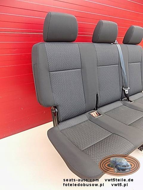 Bench rear triple seat VW T5 T6 Transporter Kutamo new model 4th row