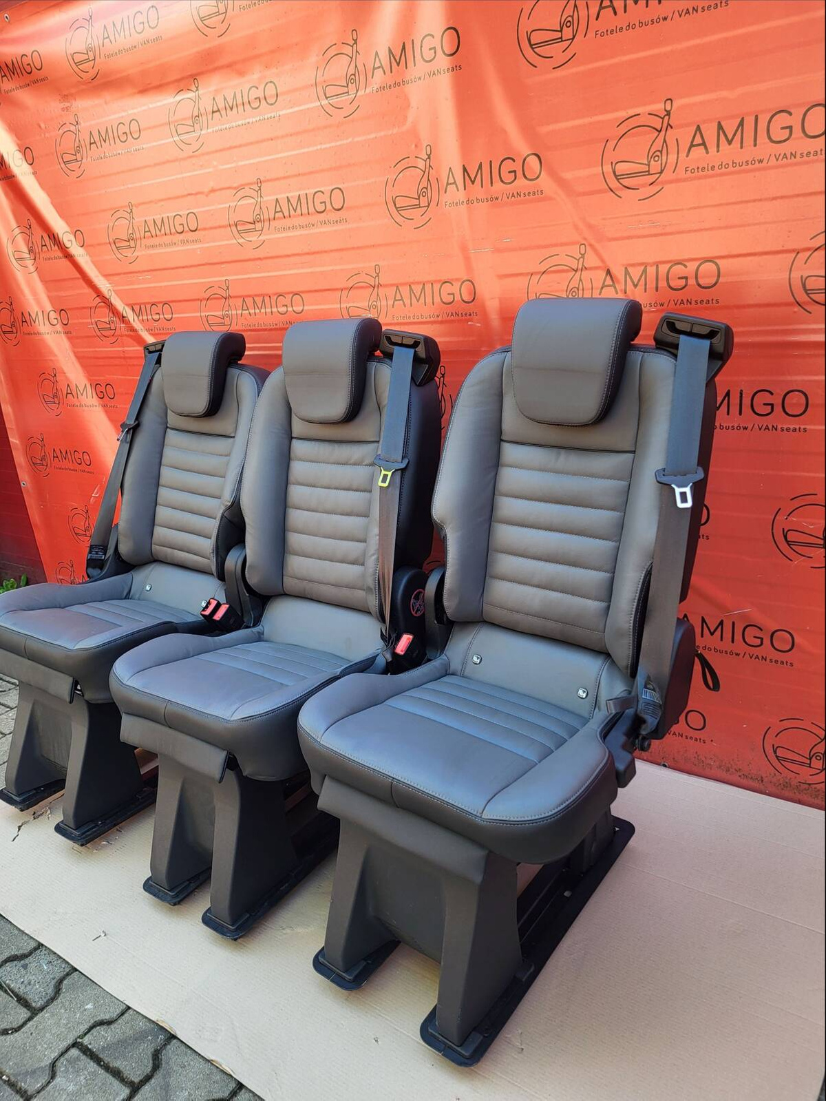 Ford Transit Custom Tourneo passenger compartment 3x seat single seat seats Salerno leather