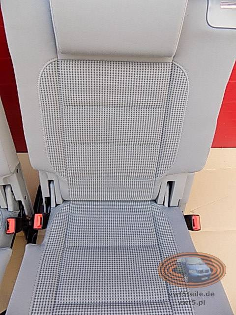 VW Touran 2003-10 rear folding seats set left right grey 3rd row