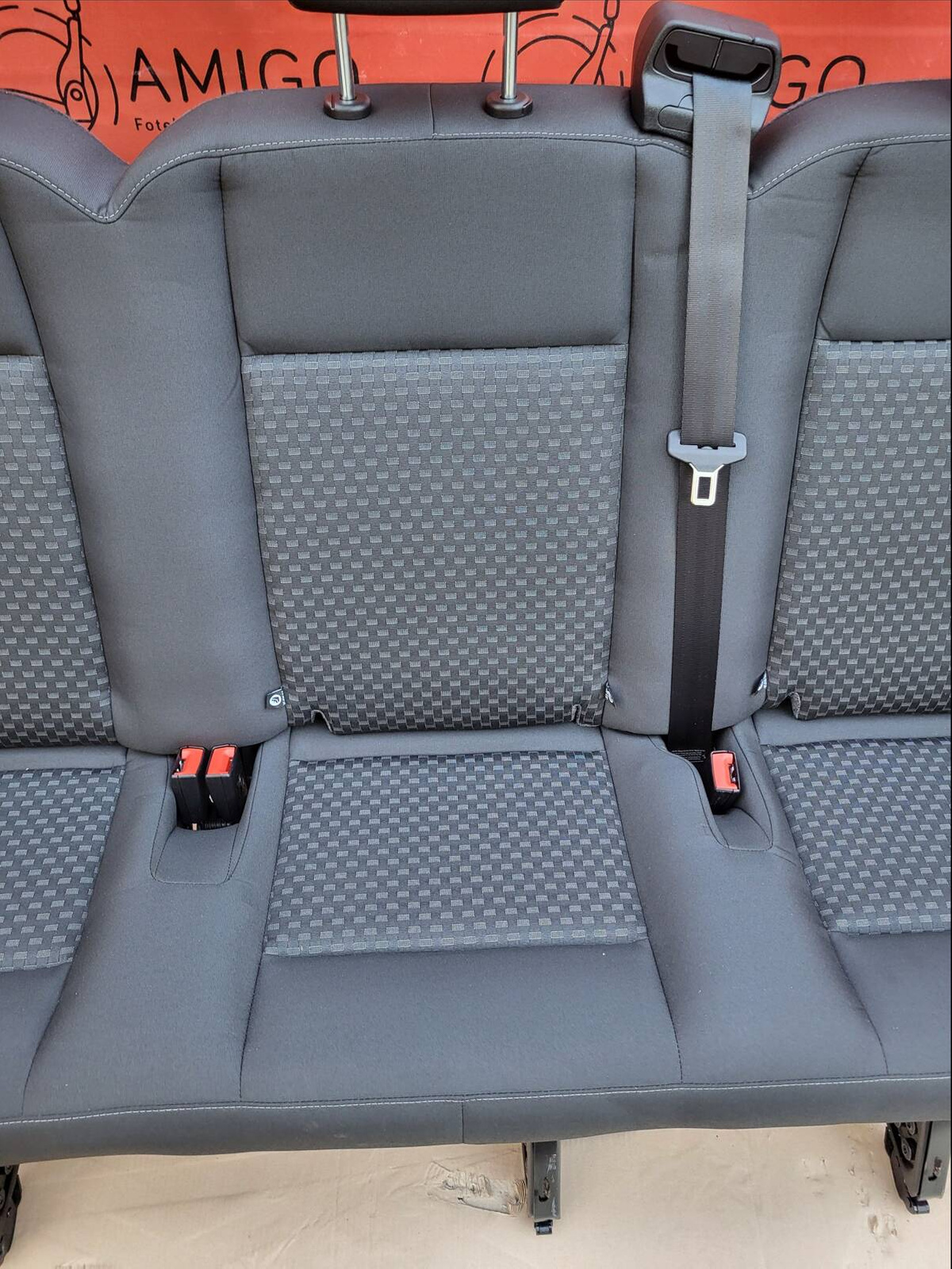 Seat Ford Transit MK8 bench triple rear three-seats V363 Capitol isofix