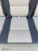 Bench rear triple seat VW T5 T5.1 beige anthracite leather Multivan Caravelle 