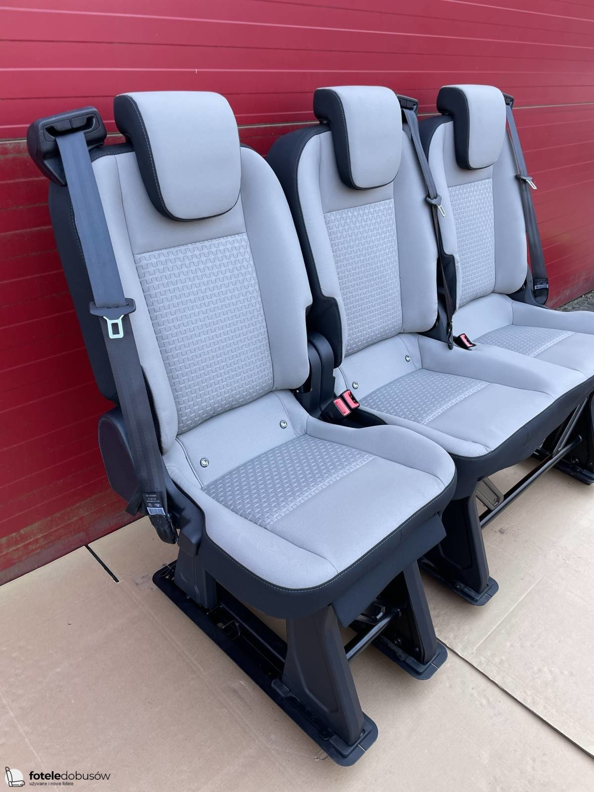 Seat Ford Transit Custom bench rear seats double single Capitol Palazzo Grey 3rd
