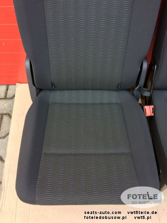 Bench rear triple seat VW T6 T5 Transporter PANDU single + double LHD