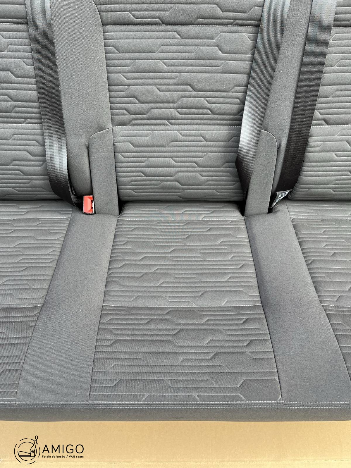 Bench rear triple seat VW T6.1 T6 Multivan Caravelle Circuit black t5