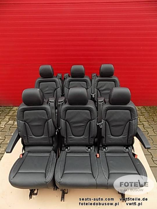 Rear Seats seat MERCEDES W447 V Class Bench Lugano Leather Set