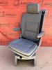 Seat single VW T5 Multivan Caravelle grey leather rear t6 swivel