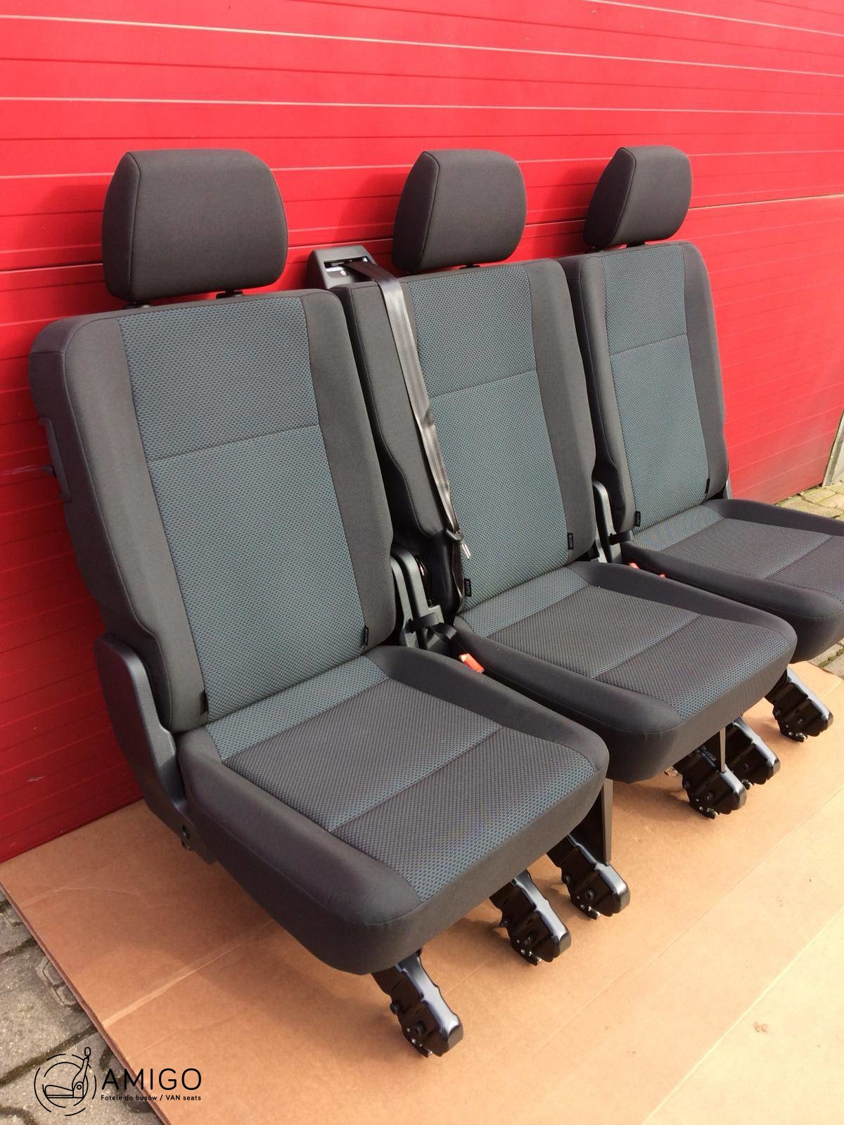 Bench rear triple seat VW T6 Transporter SIMORA t5 3x single