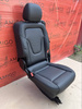 Seat single rear right side Mercedes V-class W447 Black Nappa Leather