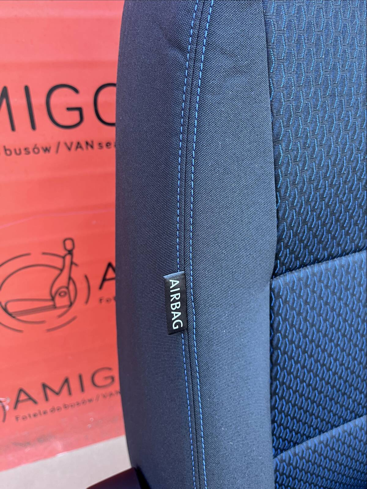 Driver passenger Captain genuine swivel seats seat VW T6.1 California Kutamo Blue