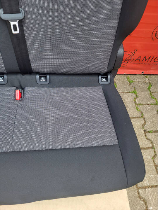 Bench rear triple double + single seat Toyota Proace Traveller Spacetourer Expert Vivaro C