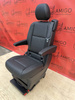 Seat single rear swivel Renault Trafic SpaceClass V-class W447 Black Leather