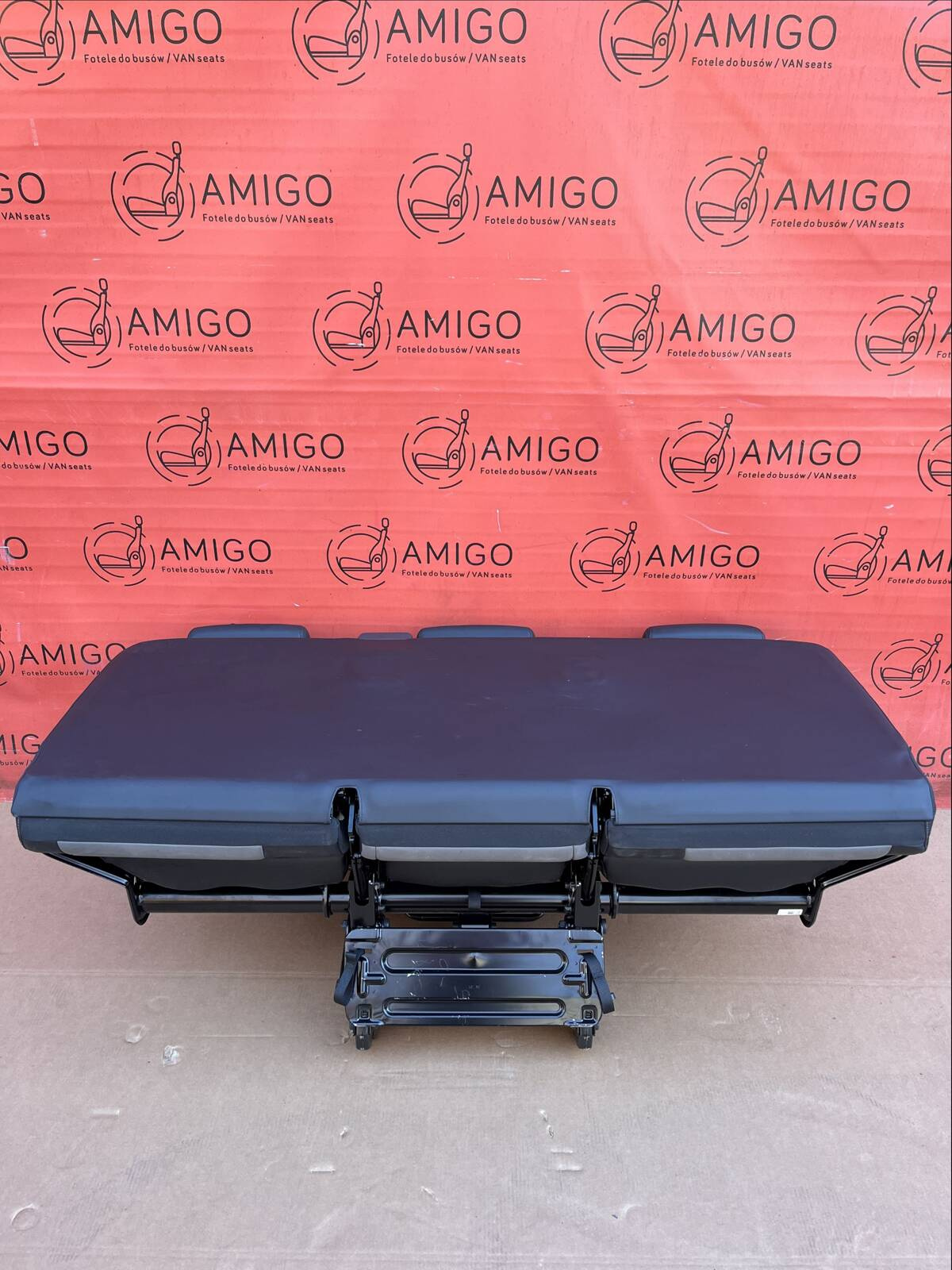 Bench rear triple seat VW T6.1 T6 Transporter Savona Leather Palladium T5