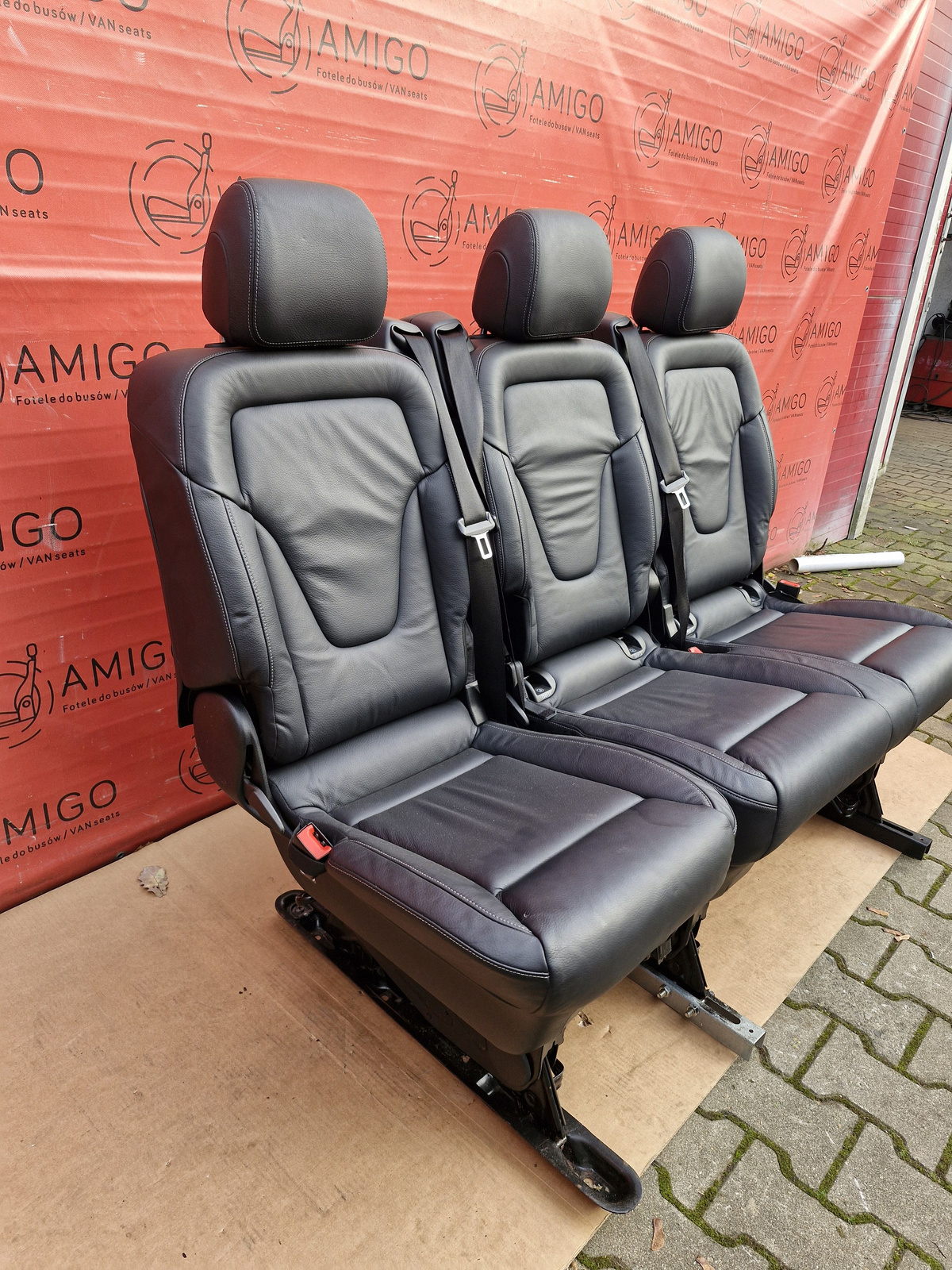 Rear bench seat 2+1 Mercedes V-class W447 lugano leather