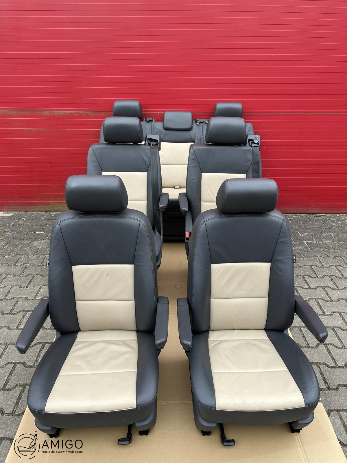 SET Driver passenger swivel Bench rear triple seat VW T5 Multivan Caravelle