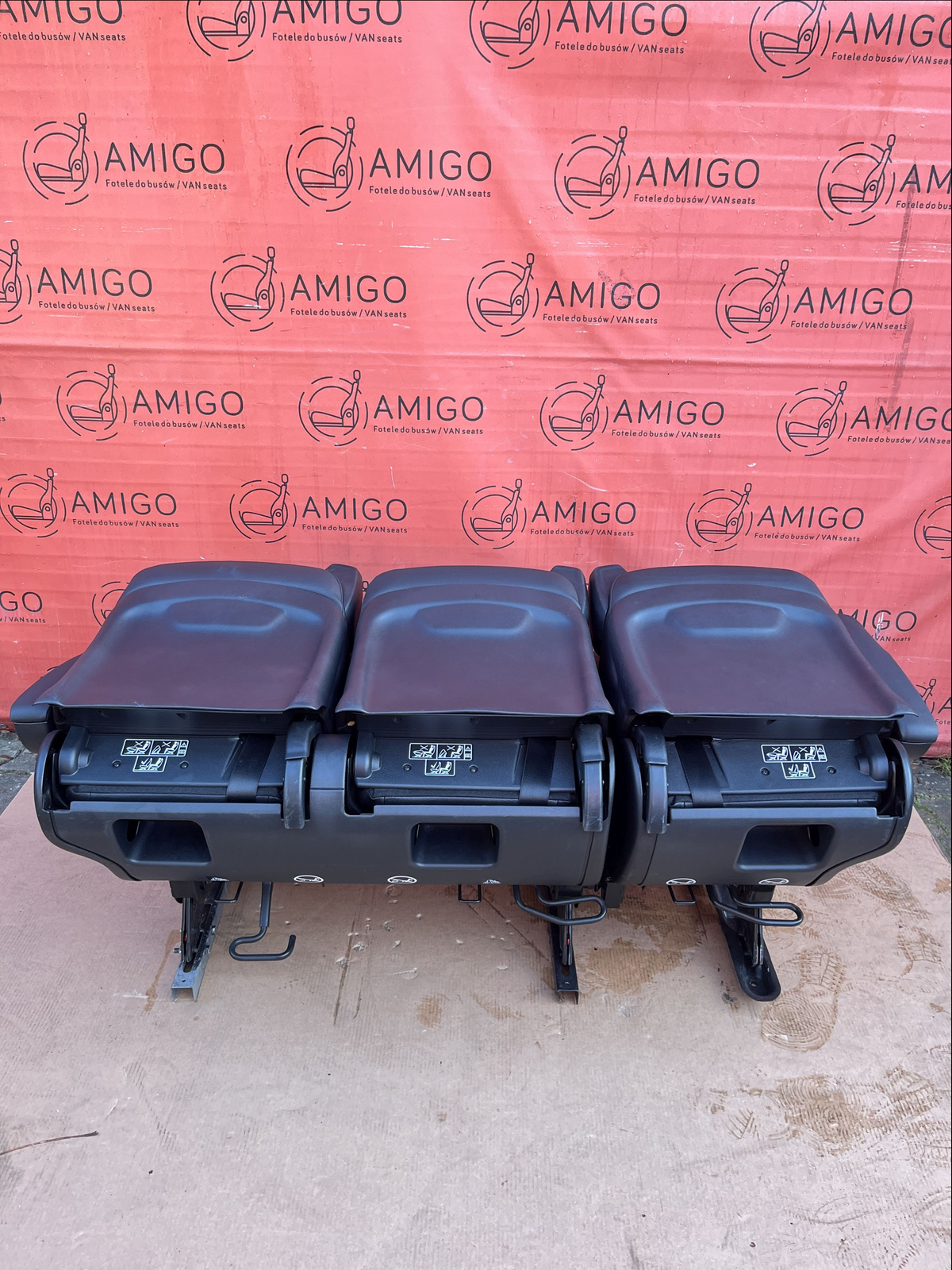 Rear Seats 2+1 bench single seat comf MERCEDES W447 Vito Tourer Leatherette LHD