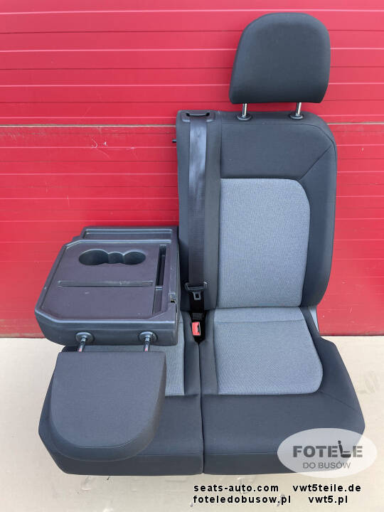 Seat VW Crafter II MAN TGE 2016-2023 double bench passenger seat front RHD