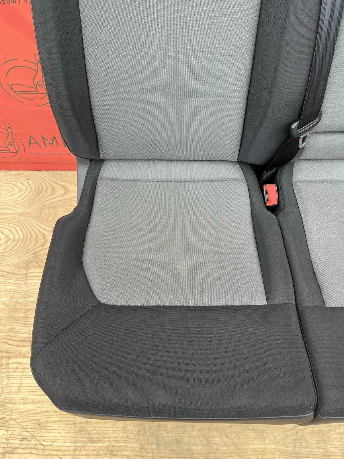 Seat VW Crafter II MAN TGE 2016-2023 double bench passenger seat front LHD