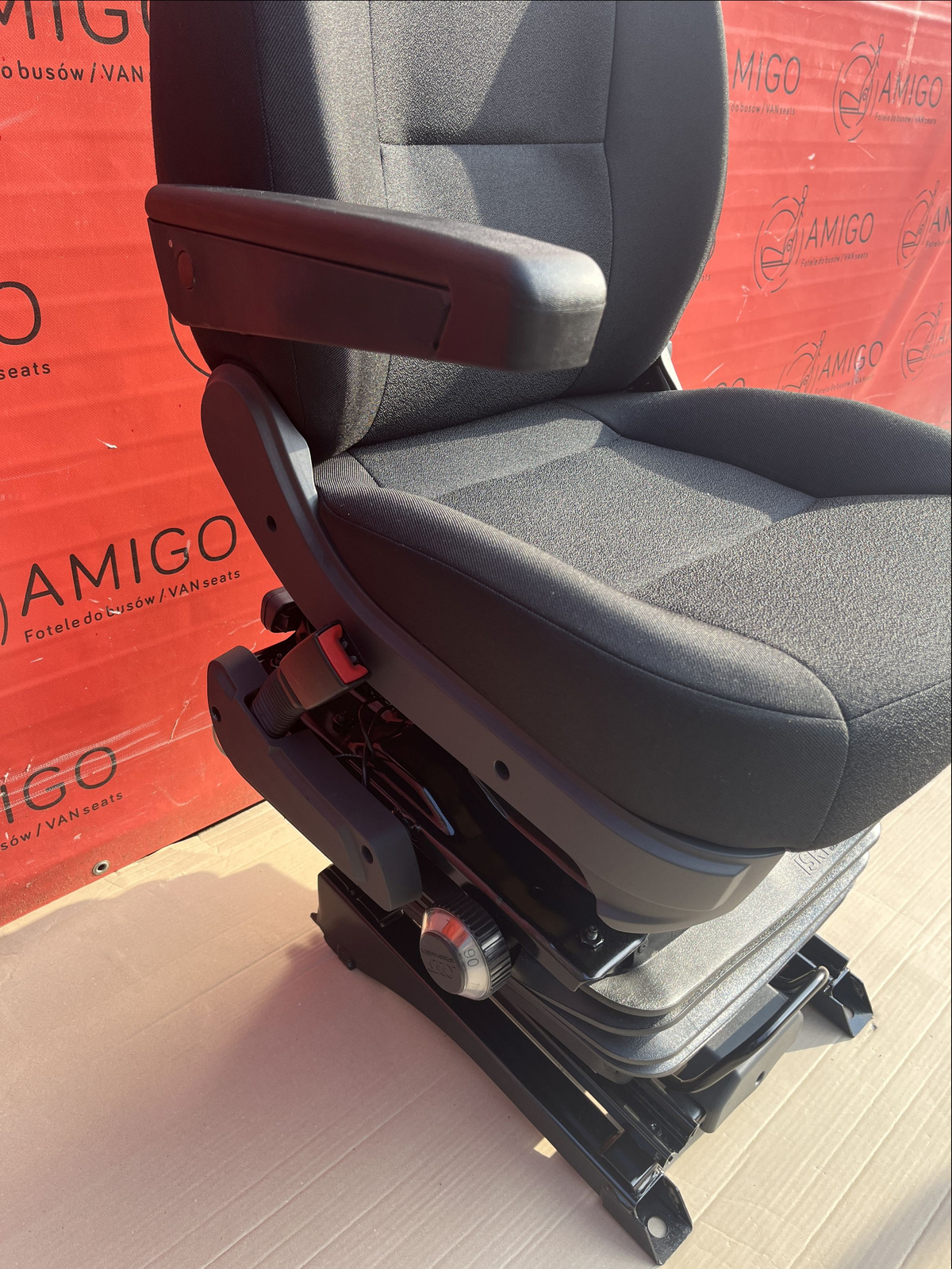 Seat Fiat Ducato Boxer Jumper Relay Proace Max Movano C UK passenger | EU driver seat armrest adjustment pumped pneumatic